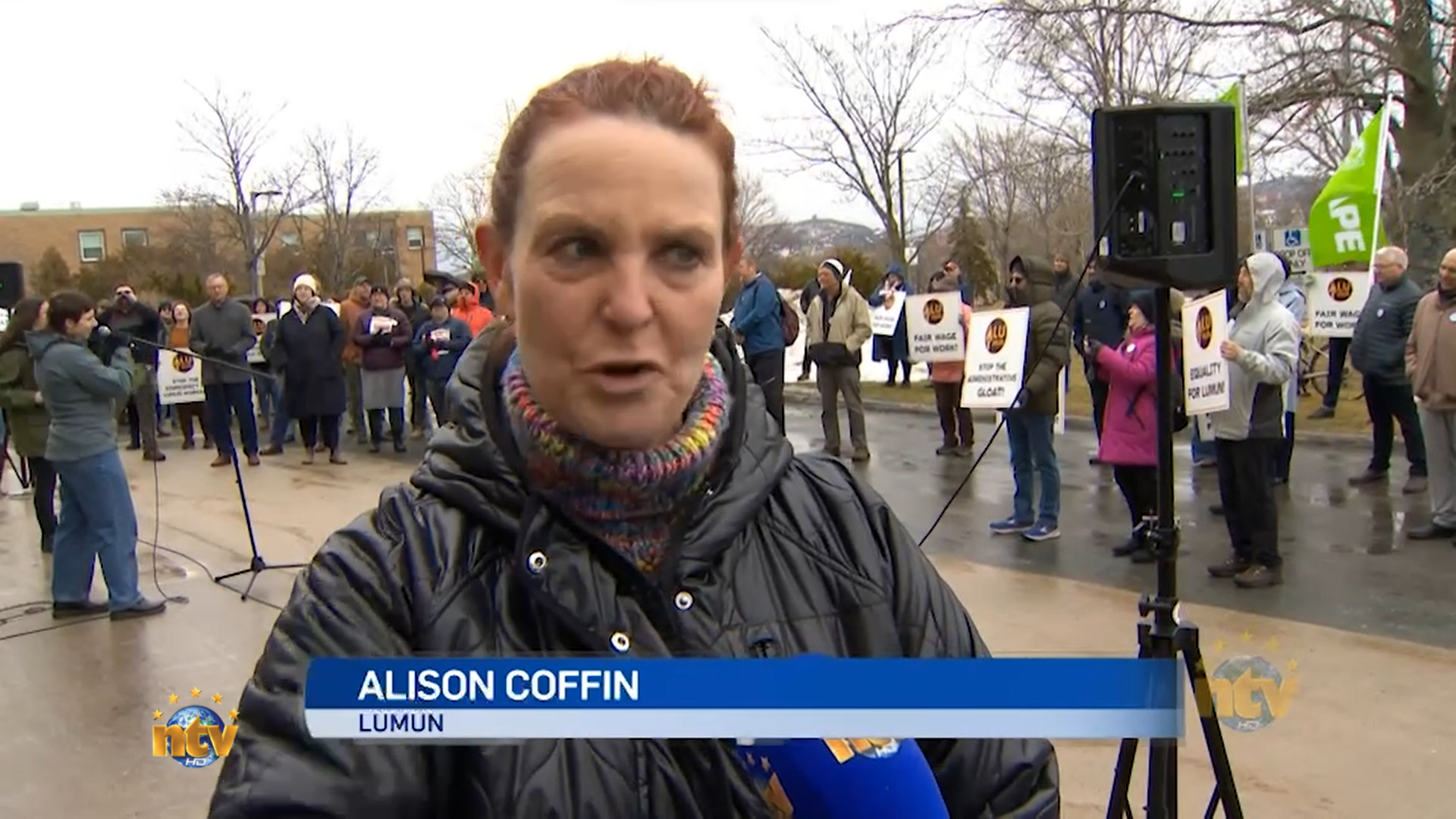 MUN Lecturers’ Union energized following rally, says Alison Coffin