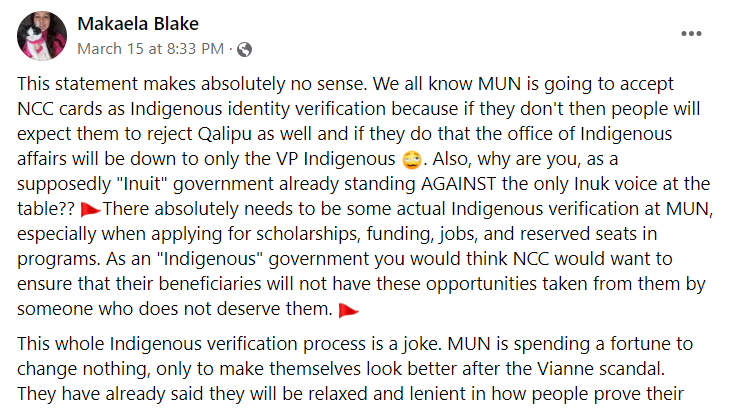 MUN should invest in its students and not publicity stunts, says student