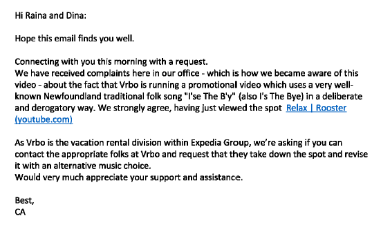 Inside the NL Government’s Response to VRBO’s Ad