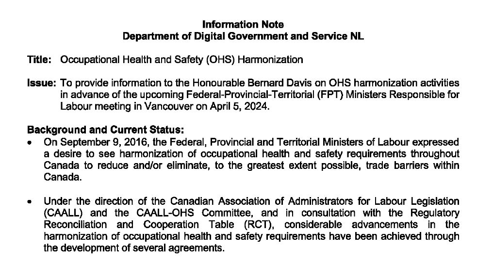 Digital Government and Service NL March 2024 briefing materials