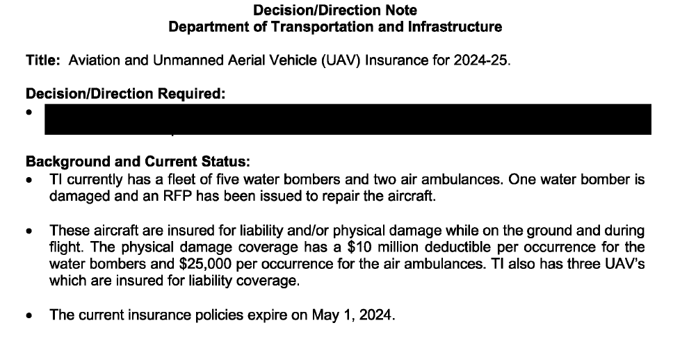 NL Department of Transportation briefing materials for May 2024