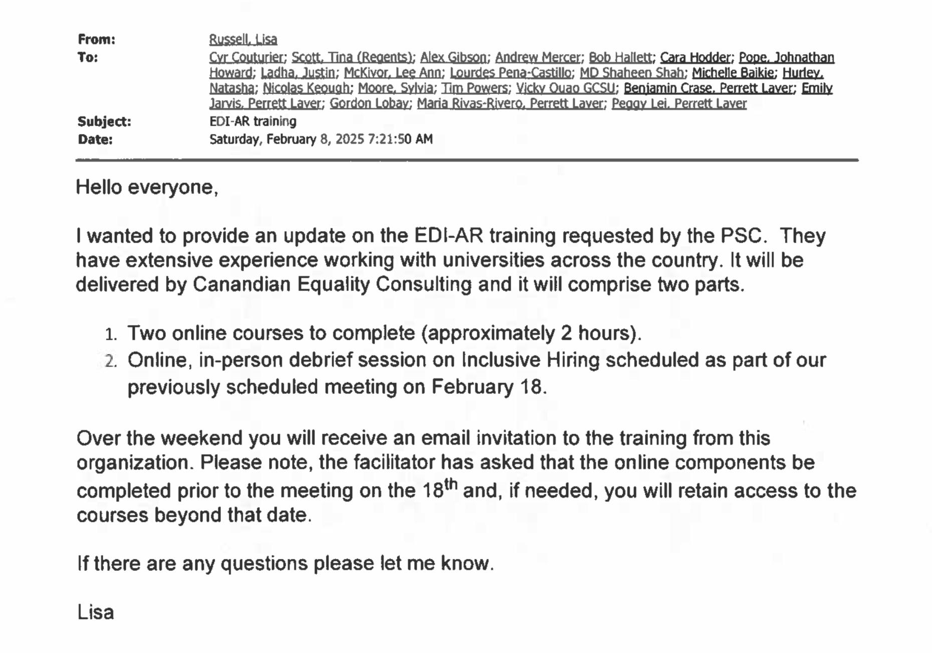 MUN Board of Regents Secretary’s Inbox: Presidential Search Part 2