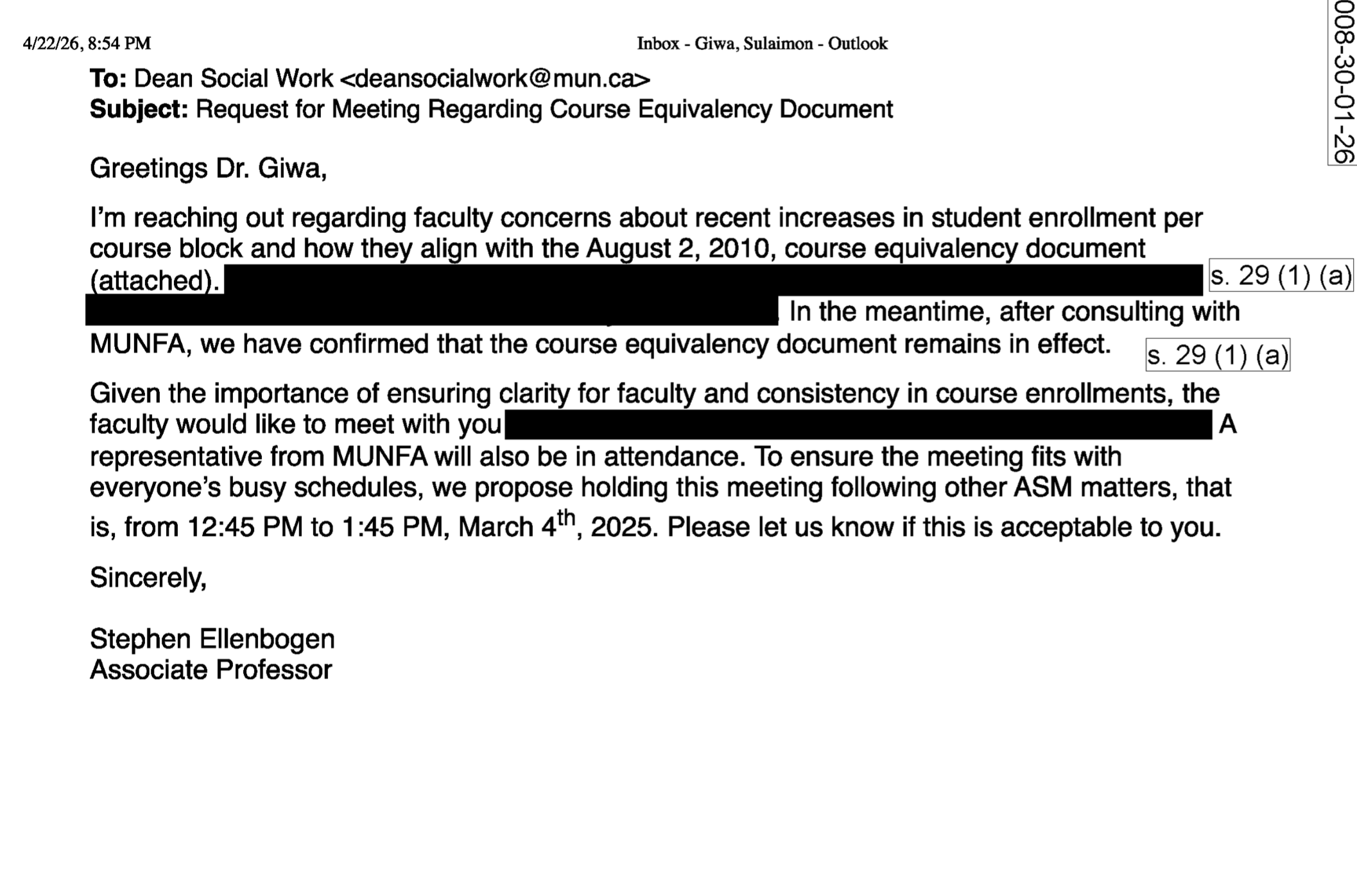 Behind MUN’s Decision to Cut Social Work Admissions